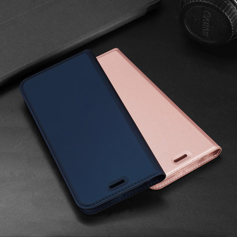 DUX DUCIS Skin Pro dėklo dėklo dangtelis su atvartu Huawei Y5p rožinės spalvos