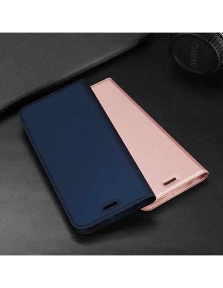 DUX DUCIS Skin Pro dėklo dėklo dangtelis su atvartu Huawei Y5p rožinės spalvos DUX DUCIS Skin Pro dėklo dėklo dangtelis su atvartu Huawei Y5p rožinės spalvos