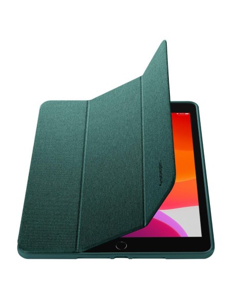 Spigen Urban Fit dėklas iPad 10.2& 39 & 39 2019 / 2020 / 2021 - tamsiai žalias Spigen Urban Fit dėklas iPad 10.2& 39 & 39 2019 / 2020 / 2021 - tamsiai žalias