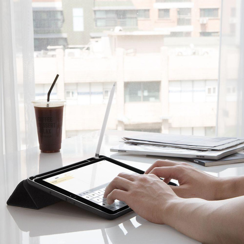 Spigen Urban Fit dėklas iPad 10.2& 39 & 39 2019 / 2020 / 2021 - juodas