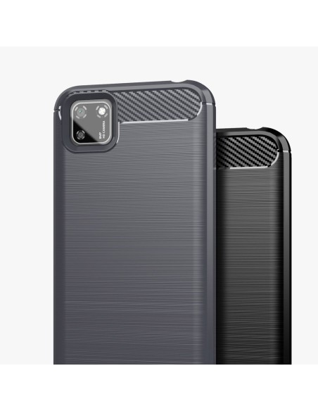 Carbon Case lankstus Huawei Y5p dangtelis juodas Carbon Case lankstus Huawei Y5p dangtelis juodas