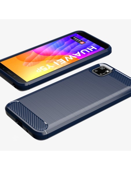 Carbon Case lankstus Huawei Y5p dangtelis juodas Carbon Case lankstus Huawei Y5p dangtelis juodas