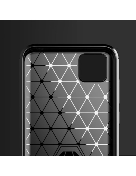 Carbon Case lankstus Huawei Y5p dangtelis juodas Carbon Case lankstus Huawei Y5p dangtelis juodas