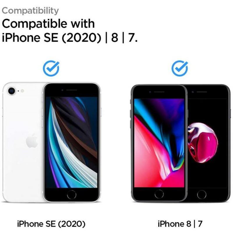 Spigen ALM Glass FC grūdintas stiklas, skirtas iPhone 7/ 8/ SE 2020/ 2022 – juodas