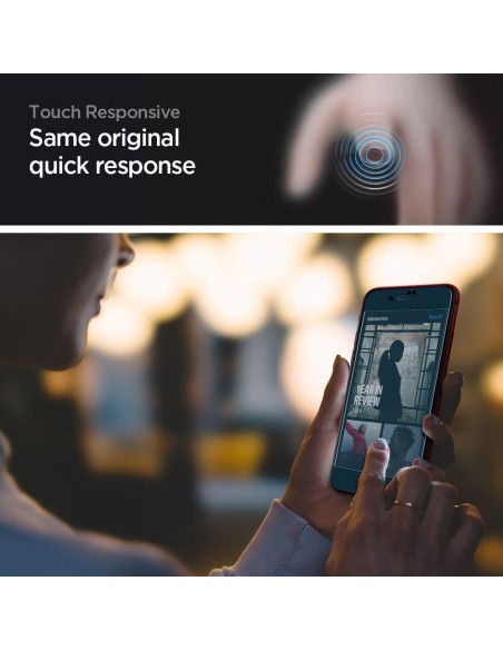 Spigen ALM Glass FC grūdintas stiklas, skirtas iPhone 7/ 8/ SE 2020/ 2022 – juodas