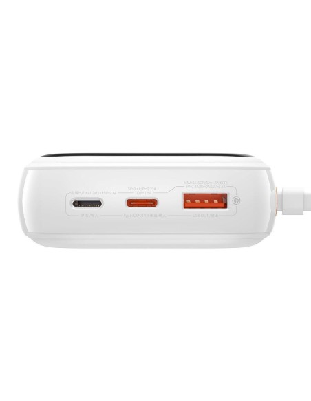 Greito įkrovimo maitinimo blokas 20000mAh 20W QC-PD-SCP-FCP kabelis iPhone Lightning White Greito įkrovimo maitinimo blokas 20000mAh 20W QC-PD-SCP-FCP kabelis iPhone Lightning White
