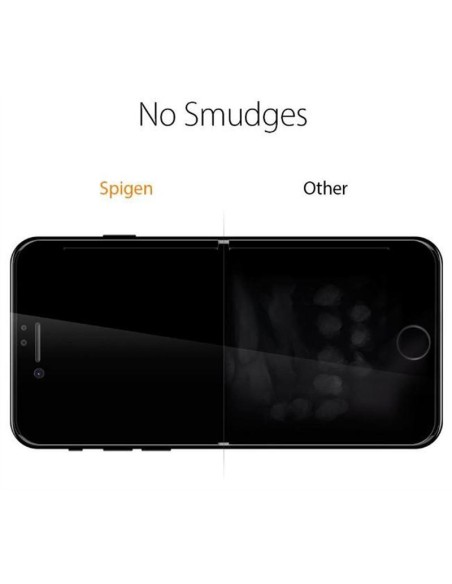 Spigen Glass FC grūdintas stiklas, skirtas iPhone 7/ 8/ SE 2020/ 2022 – juodas