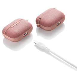 Spigen Urban Fit dėklas, skirtas Apple AirPods Pro 1 – rožinė ir auksinė
