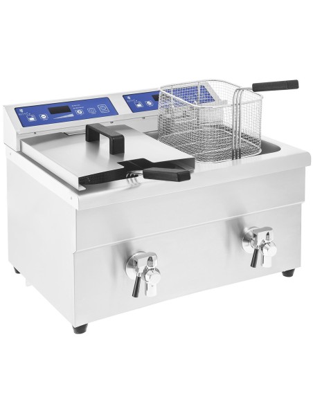 Keptuvė dviguba indukcinė gruzdintuvė 7000W 230V Royal Catering 2x 10L