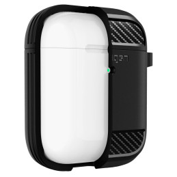 Spigen Rugged Armor dėklas, skirtas Apple AirPods – matinė juoda