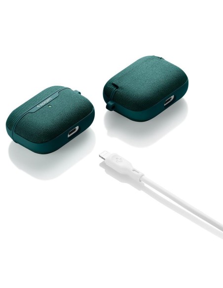 Spigen Urban Fit dėklas, skirtas Apple AirPods Pro 1 – tamsiai žalias Spigen Urban Fit dėklas, skirtas Apple AirPods Pro 1 – tamsiai žalias