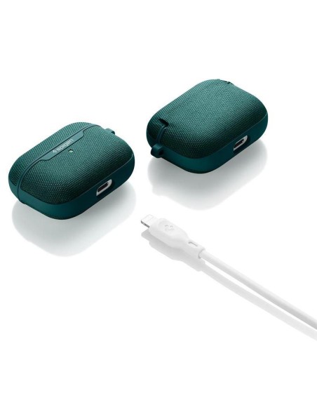 Spigen Urban Fit dėklas, skirtas Apple AirPods Pro 1 – tamsiai žalias Spigen Urban Fit dėklas, skirtas Apple AirPods Pro 1 – tamsiai žalias