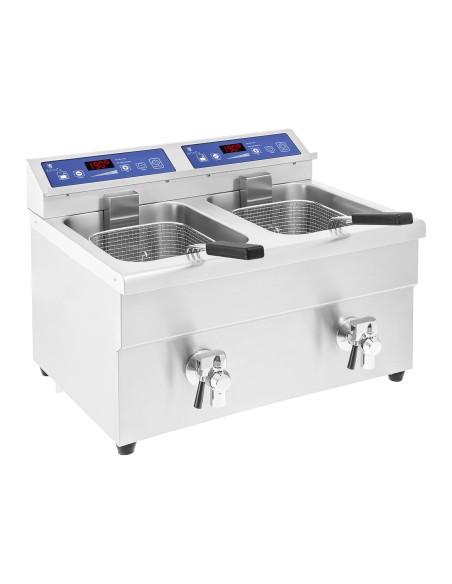 Keptuvė dviguba indukcinė gruzdintuvė 7000W 230V Royal Catering 2x 10L