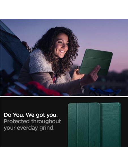 Spigen Urban Fit dėklas iPad Pro 11& 39 & 39 2020 / 2021 / 2022 - tamsiai žalias Spigen Urban Fit dėklas iPad Pro 11& 39 & 39 2020 / 2021 / 2022 - tamsiai žalias