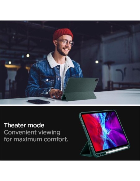 Spigen Urban Fit dėklas iPad Pro 11& 39 & 39 2020 / 2021 / 2022 - tamsiai žalias Spigen Urban Fit dėklas iPad Pro 11& 39 & 39 2020 / 2021 / 2022 - tamsiai žalias