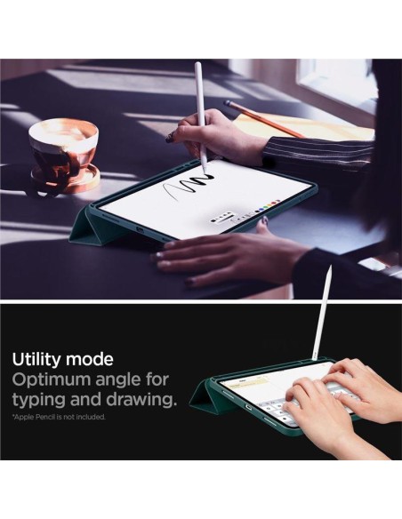Spigen Urban Fit dėklas iPad Pro 11& 39 & 39 2020 / 2021 / 2022 - tamsiai žalias Spigen Urban Fit dėklas iPad Pro 11& 39 & 39 2020 / 2021 / 2022 - tamsiai žalias