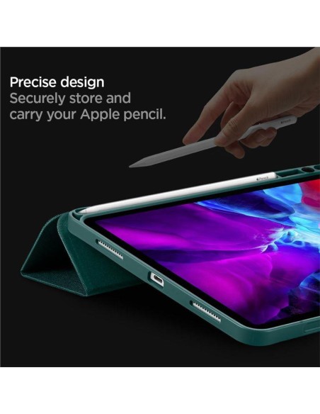Spigen Urban Fit dėklas iPad Pro 11& 39 & 39 2020 / 2021 / 2022 - tamsiai žalias Spigen Urban Fit dėklas iPad Pro 11& 39 & 39 2020 / 2021 / 2022 - tamsiai žalias