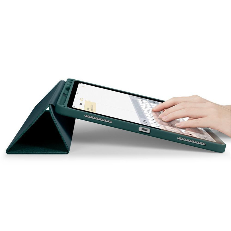 Spigen Urban Fit dėklas iPad Pro 11& 39 & 39 2020 / 2021 / 2022 - tamsiai žalias
