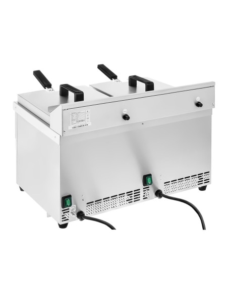 Keptuvė dviguba indukcinė gruzdintuvė 7000W 230V Royal Catering 2x 10L