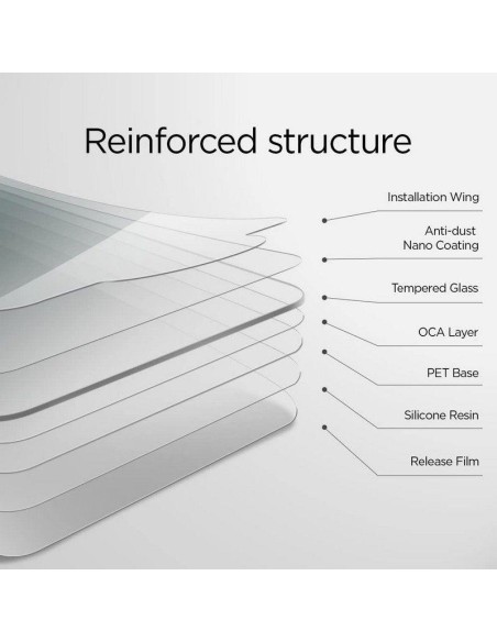Spigen Glas.tR plonas grūdintas stiklas, skirtas iPhone 7/ 8/ SE 2020/ 2022 Spigen Glas.tR plonas grūdintas stiklas, skirtas iPhone 7/ 8/ SE 2020/ 2022