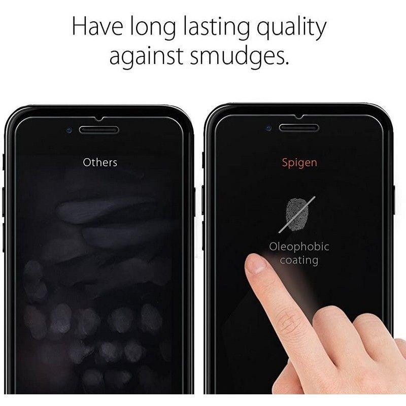 Spigen Glas.tR plonas grūdintas stiklas, skirtas iPhone 7/ 8/ SE 2020/ 2022
