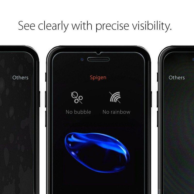 Spigen Glas.tR plonas grūdintas stiklas, skirtas iPhone 7/ 8/ SE 2020/ 2022