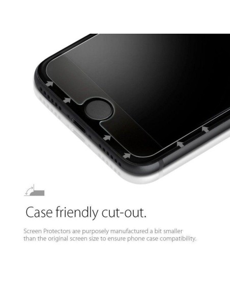 Spigen Glas.tR plonas grūdintas stiklas, skirtas iPhone 7/ 8/ SE 2020/ 2022 Spigen Glas.tR plonas grūdintas stiklas, skirtas iPhone 7/ 8/ SE 2020/ 2022