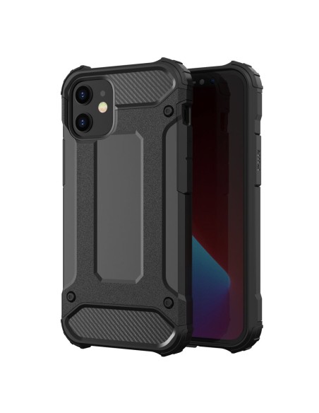 Hybrid Armor šarvuotas hibridinis dėklo dangtelis iPhone 12 Pro Max juodas Hybrid Armor šarvuotas hibridinis dėklo dangtelis iPhone 12 Pro Max juodas