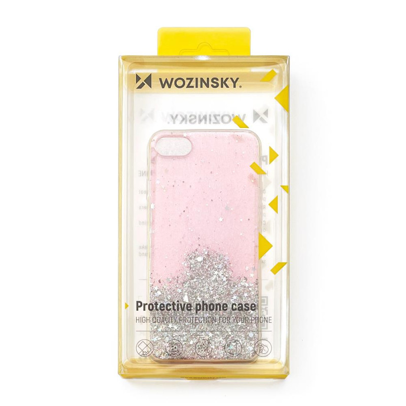 Wozinsky Star Glitter blizgus dėklo dangtelis su blizgučiais iPhone 12 mini žalia