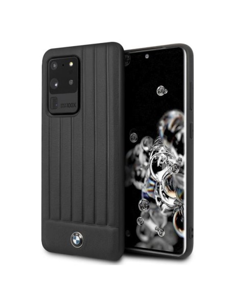 BMW Signature dėklas, skirtas Samsung Galaxy S20 Ultra - juodas