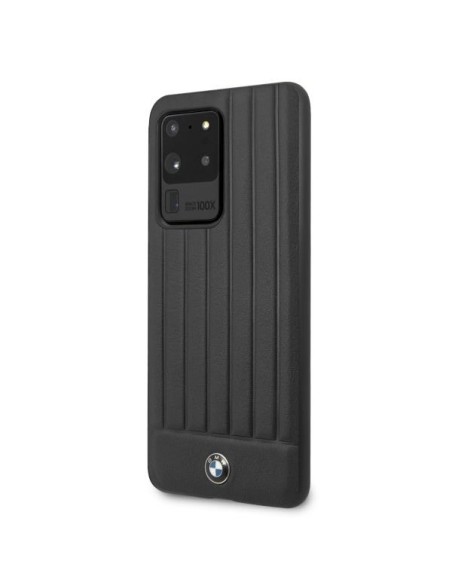 BMW Signature dėklas, skirtas Samsung Galaxy S20 Ultra - juodas