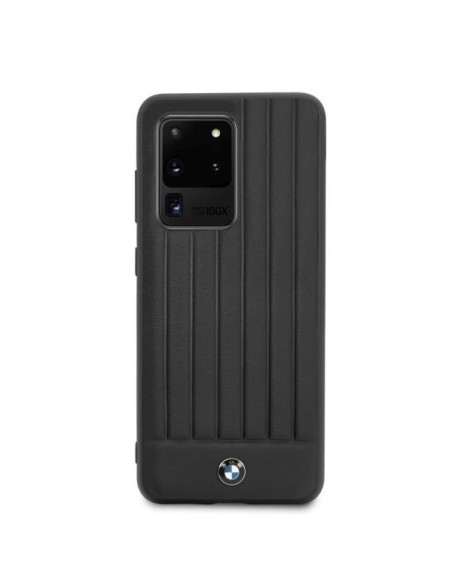 BMW Signature dėklas, skirtas Samsung Galaxy S20 Ultra - juodas