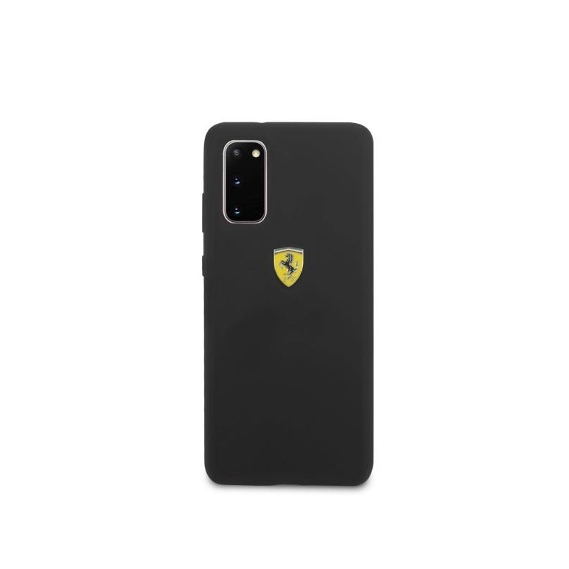 Ferrari silikoninis dėklas Samsung Galaxy S20 - juodas