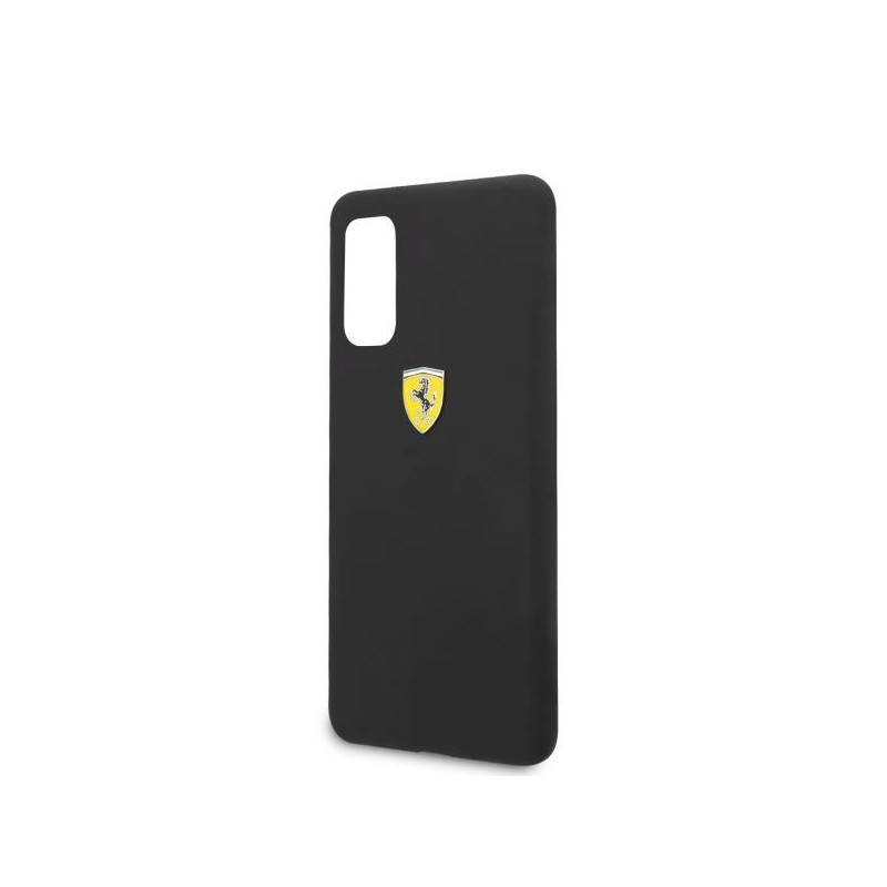 Ferrari silikoninis dėklas Samsung Galaxy S20 - juodas