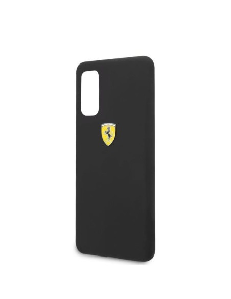 Ferrari silikoninis dėklas Samsung Galaxy S20 - juodas Ferrari silikoninis dėklas Samsung Galaxy S20 - juodas