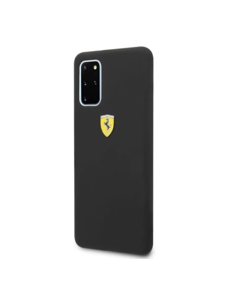 Ferrari silikoninis dėklas Samsung Galaxy S20+ - juodas Ferrari silikoninis dėklas Samsung Galaxy S20+ - juodas