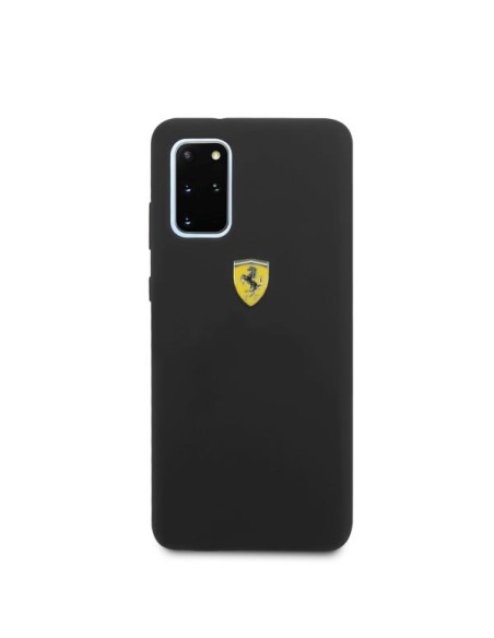 Ferrari silikoninis dėklas Samsung Galaxy S20+ - juodas Ferrari silikoninis dėklas Samsung Galaxy S20+ - juodas