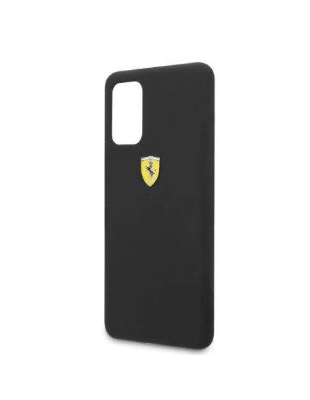 Ferrari silikoninis dėklas Samsung Galaxy S20+ - juodas Ferrari silikoninis dėklas Samsung Galaxy S20+ - juodas