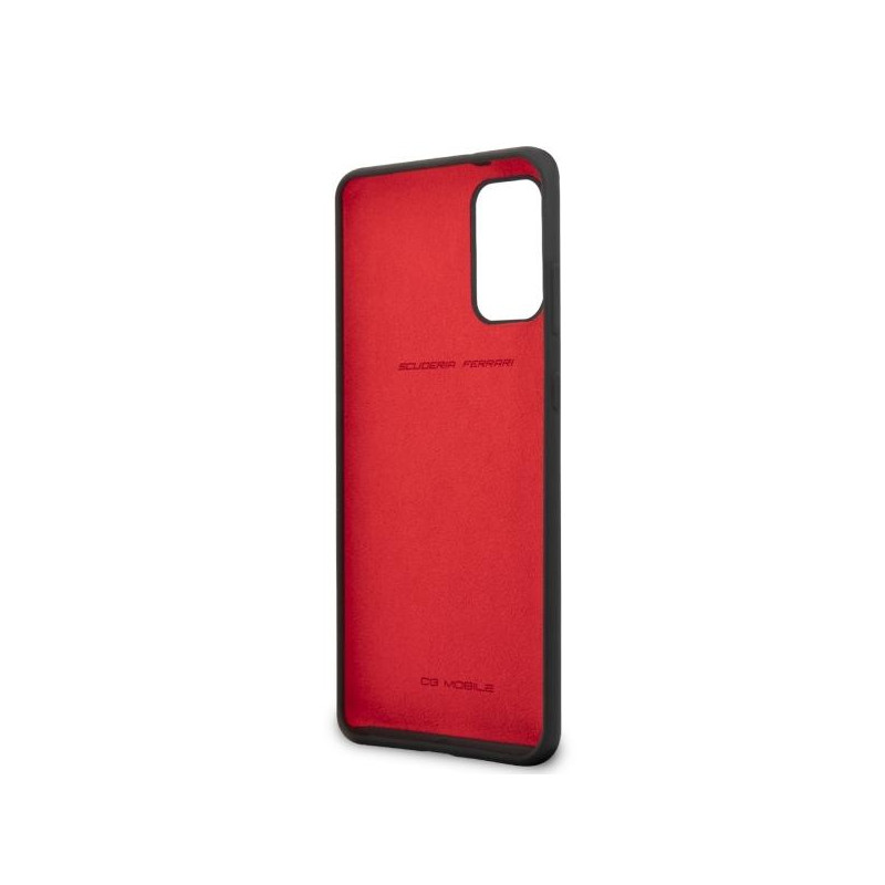 Ferrari silikoninis dėklas Samsung Galaxy S20+ - juodas