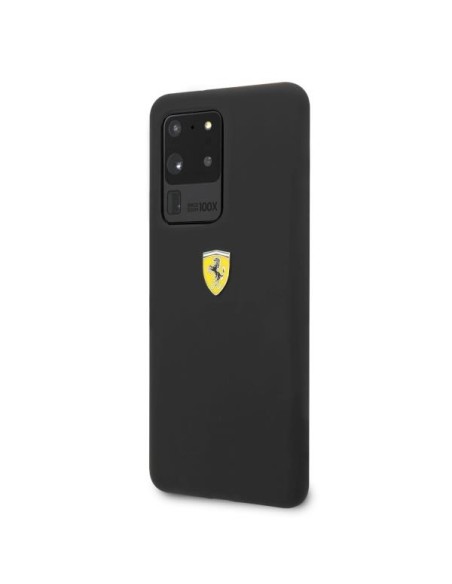 Ferrari silikoninis dėklas Samsung Galaxy S20 Ultra - juodas