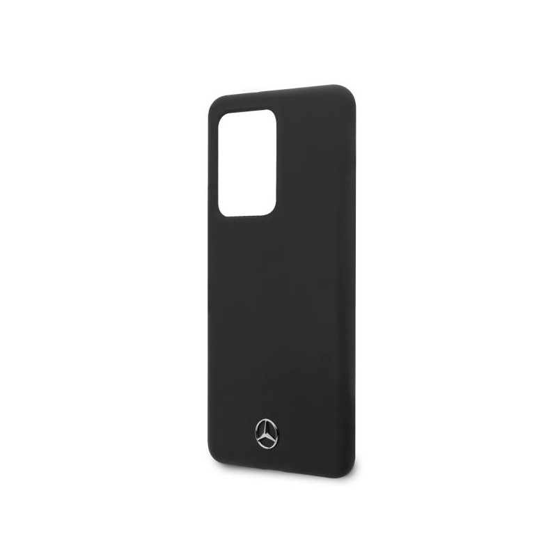Mercedes Silicone Line dėklas Samsung Galaxy S20 Ultra - juodas