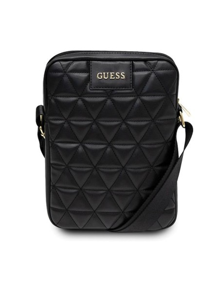Guess Dygsniuotas krepšys 10" planšetei - juodas Guess Dygsniuotas krepšys 10" planšetei - juodas