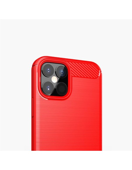 Carbon Case lankstus dangtelis iPhone 12 mini juodas