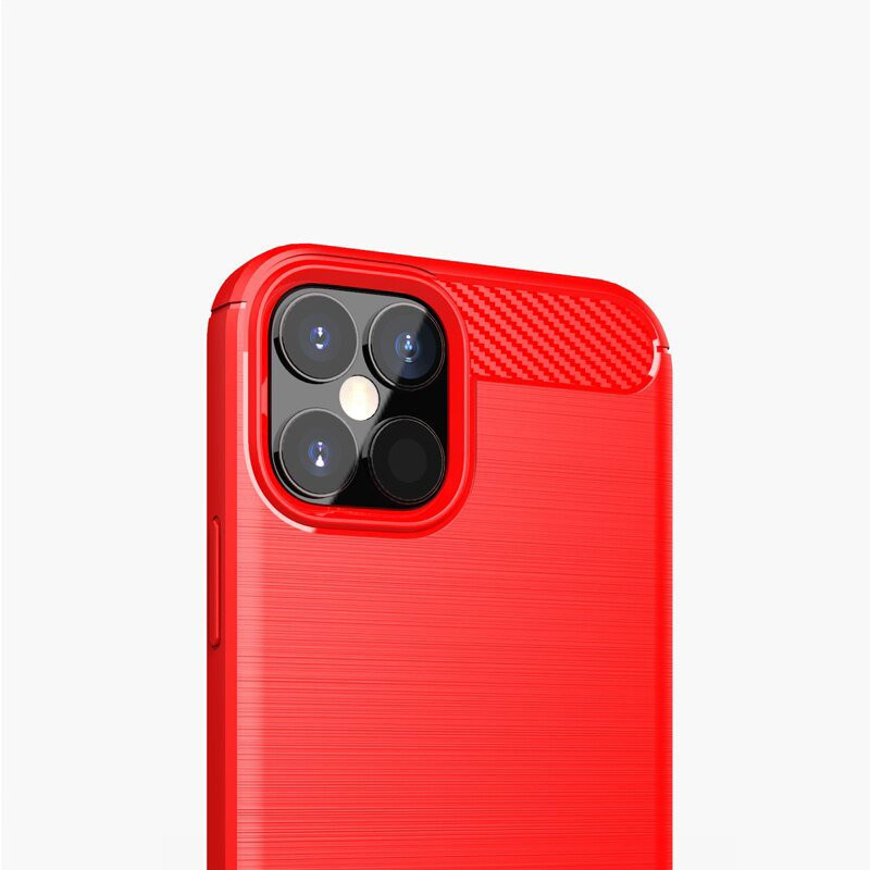 Carbon Case lankstus dangtelis iPhone 12 Pro Max juodas