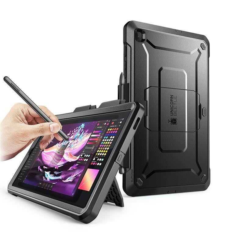 Supcase Unicorn Beetle Pro dėklas, skirtas Samsung Galaxy Tab S6 Llite 10.4& 39 & 39 2020/ 2022 – juodas
