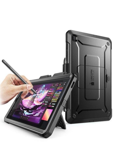 Supcase Unicorn Beetle Pro dėklas, skirtas Samsung Galaxy Tab S6 Llite 10.4& 39 & 39 2020/ 2022 – juodas