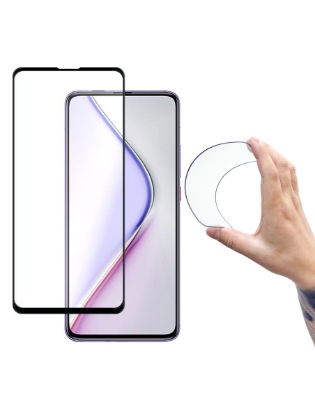 Wozinsky viso dangčio Flexi nano stiklo plėvelės grūdintas stiklas su rėmeliu Xiaomi Redmi K30 Pro / Poco F2 Pro Black Wozinsky viso dangčio Flexi nano stiklo plėvelės grūdintas stiklas su rėmeliu Xiaomi Redmi K30 Pro / Poco F2 Pro Black