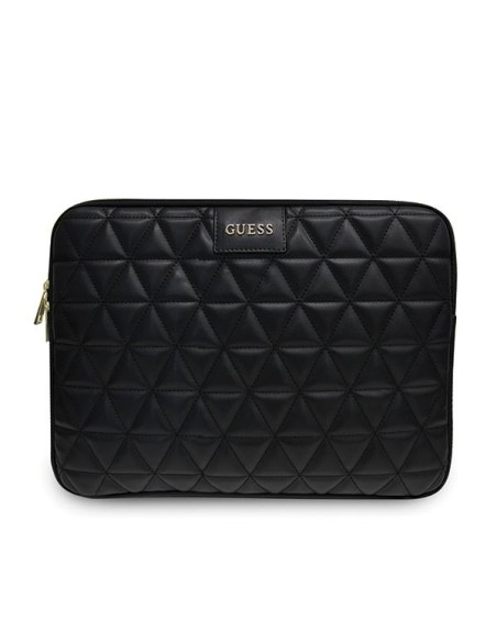 Guess Dygsniuotas dangtelis 13" nešiojamam kompiuteriui - juodas Guess Dygsniuotas dangtelis 13" nešiojamam kompiuteriui - juodas