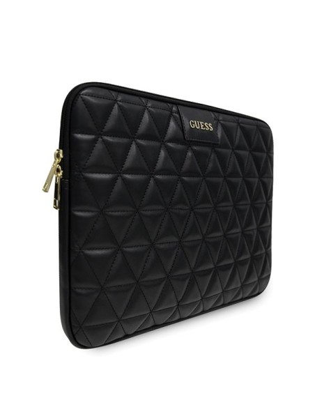 Guess Dygsniuotas dangtelis 13" nešiojamam kompiuteriui - juodas Guess Dygsniuotas dangtelis 13" nešiojamam kompiuteriui - juodas