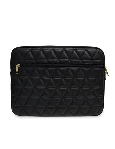 Guess Dygsniuotas dangtelis 13" nešiojamam kompiuteriui - juodas Guess Dygsniuotas dangtelis 13" nešiojamam kompiuteriui - juodas